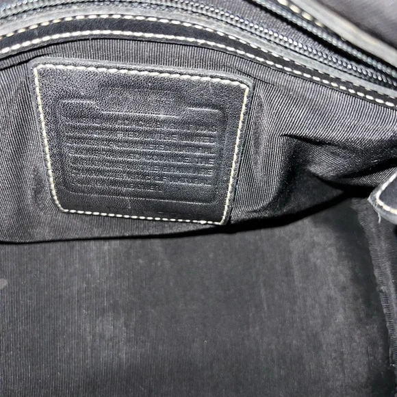 Coach Black Leather Handbag - Picture 9 of 15